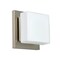 Besa Lighting Alex Mini Sconce, Opal Matte, Satin Nickel Finish, 1x5W LED 1WS-773507-LED-SN - alternate 1